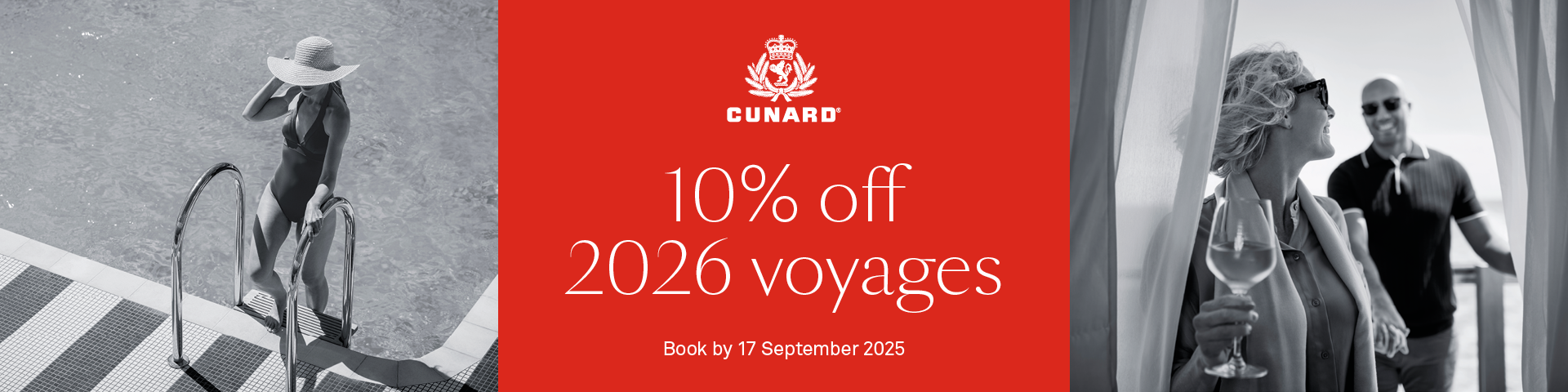 10% off 2026 Cunard Voyages